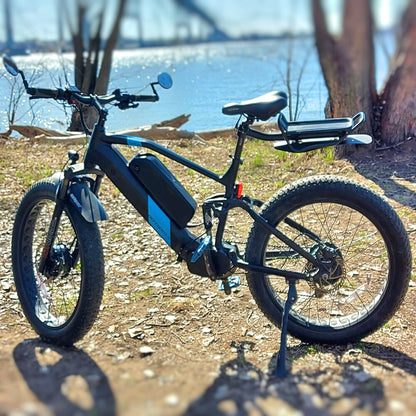 17-in Black Frame Elite All-Terrain Mountain eBike