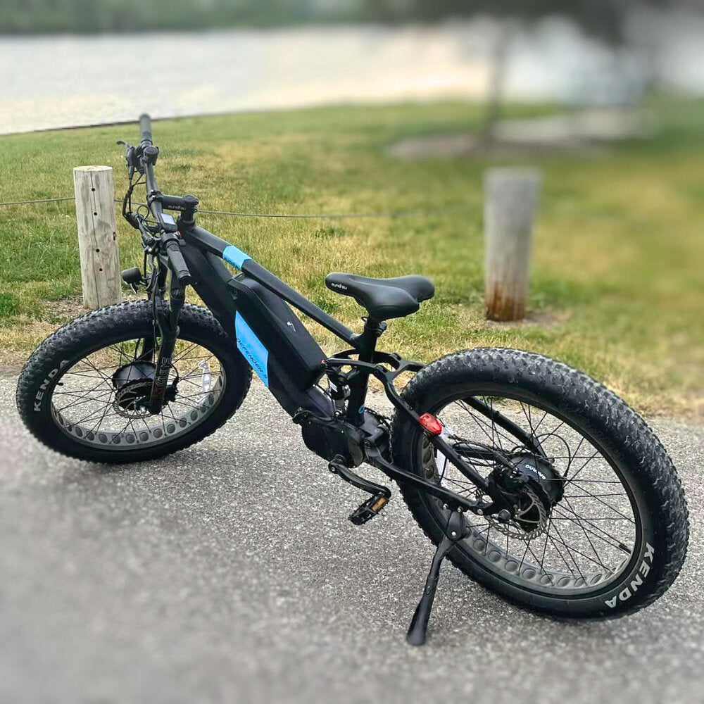 17-in Black Frame Elite All-Terrain Mountain eBike