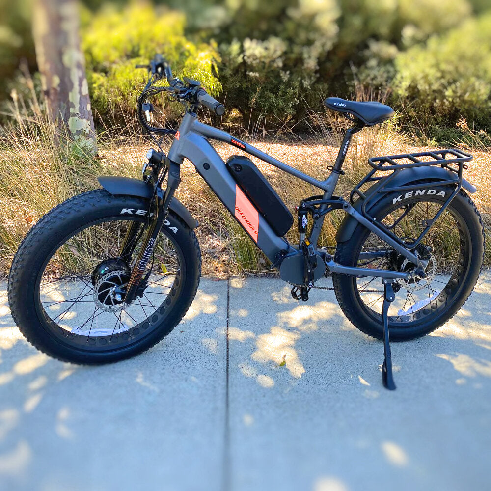 17-in Gray Frame Elite All-Terrain Mountain eBike