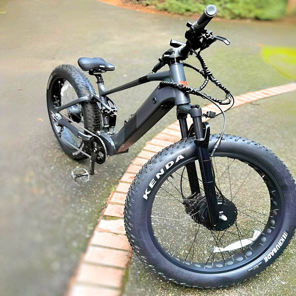 17-in Black Frame Elite All-Terrain Mountain eBike