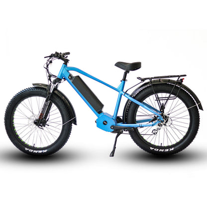 FAT-HD 1000W Mid-Drive 4inch Kenda Krusade Fat Tire 160Nm Torque E-Bike