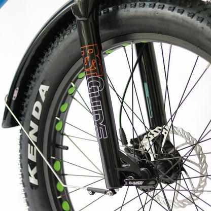 FAT-HD 1000W Mid-Drive 4inch Kenda Krusade Fat Tire 160Nm Torque E-Bike