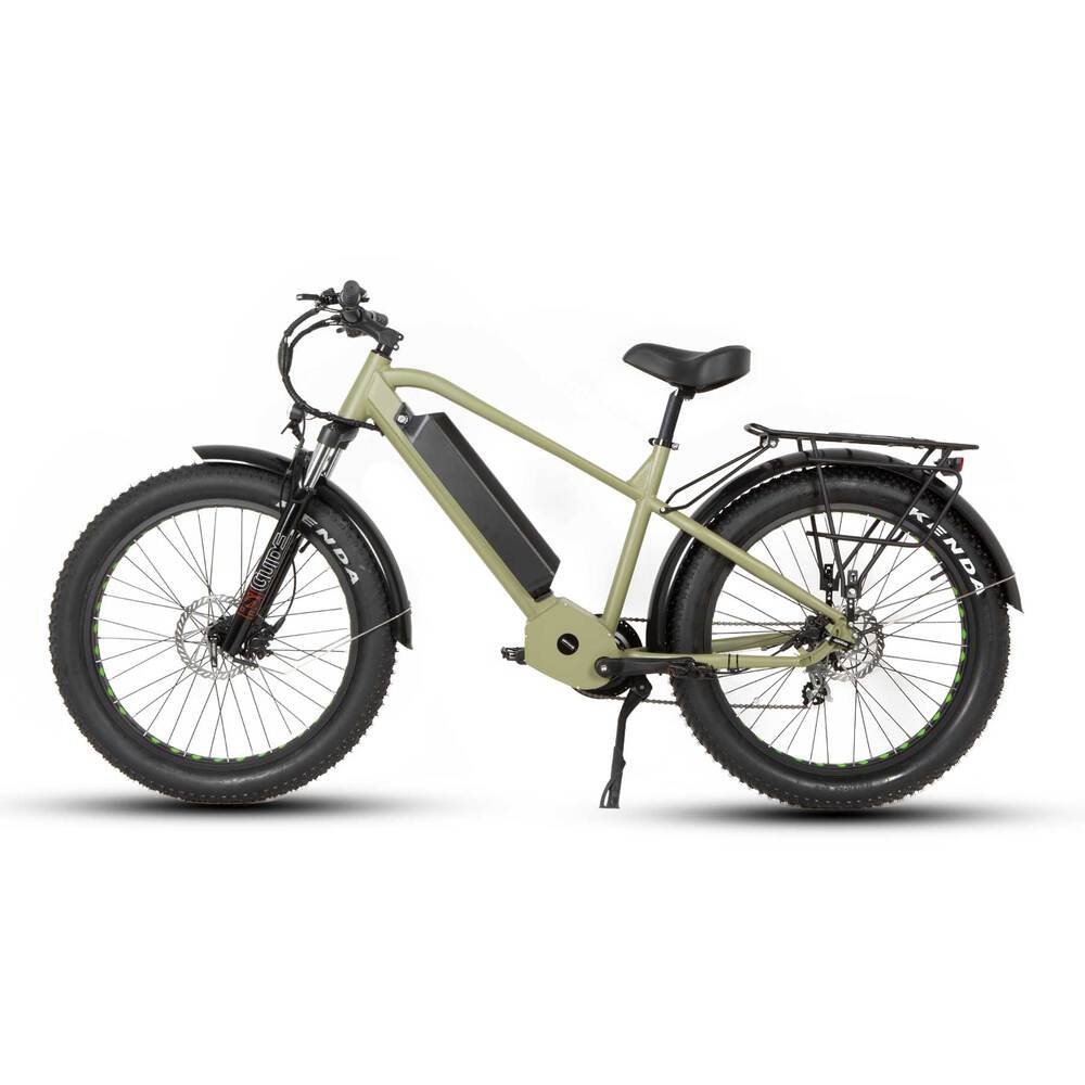 FAT-HD 1000W Mid-Drive 4inch Kenda Krusade Fat Tire 160Nm Torque E-Bike