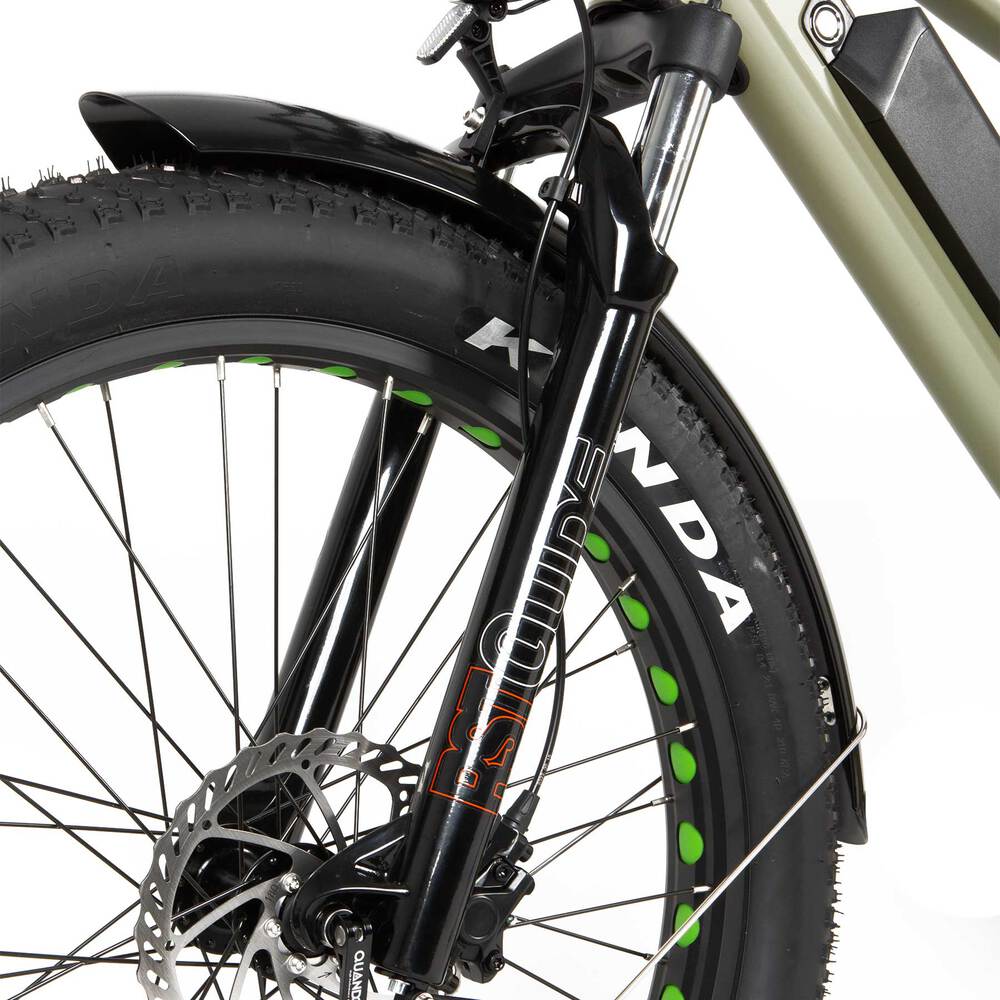 FAT-HD 1000W Mid-Drive 4inch Kenda Krusade Fat Tire 160Nm Torque E-Bike