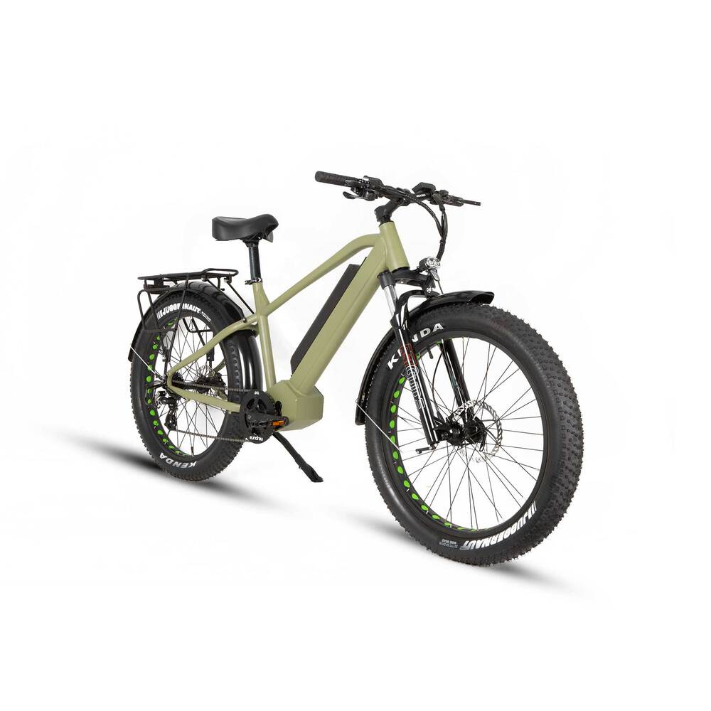 FAT-HD Mountain Green eBike - Extra Battery Electric Bike - Secondary View