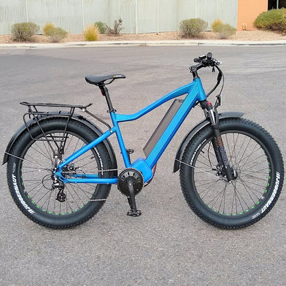 FAT-HD 1000W Mid-Drive 4inch Kenda Krusade Fat Tire 160Nm Torque E-Bike