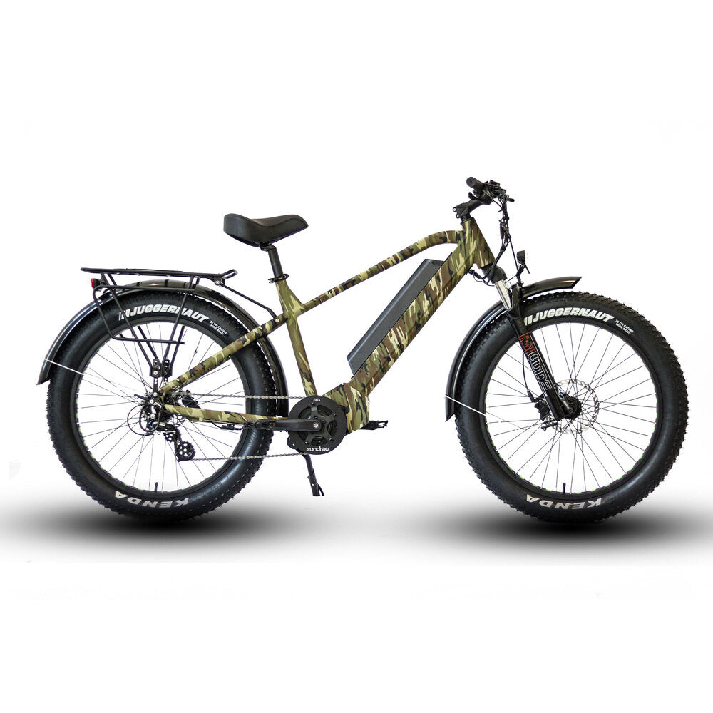 FAT-HD 1000W Mid-Drive 4inch Kenda Krusade Fat Tire 160Nm Torque E-Bike