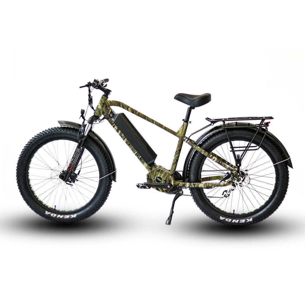 FAT-HD 1000W Mid-Drive 4inch Kenda Krusade Fat Tire 160Nm Torque E-Bike