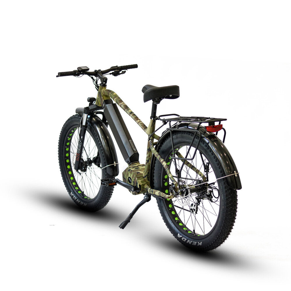 FAT-HD 1000W Mid-Drive 4inch Kenda Krusade Fat Tire 160Nm Torque E-Bike