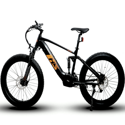 FAT-HS 19inch Full Suspension 160Nm Torque Mountain eBike Green Label