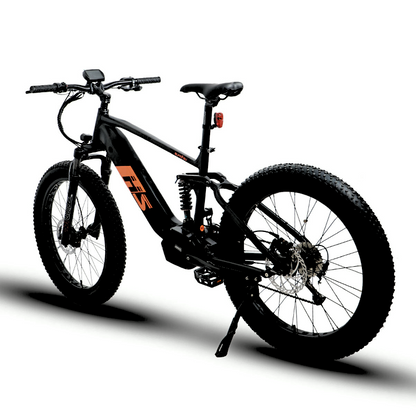 FAT-HS 19inch Full Suspension 160Nm Torque Mountain eBike Green Label