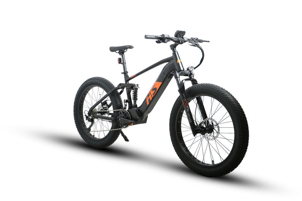 FAT-HS Full Suspension 17in Frame 160 Torque eMTB Orange Label