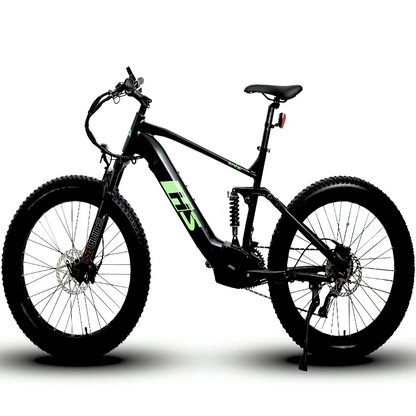 FAT-HS 19inch Full Suspension 160Nm Torque Mountain eBike Green Label