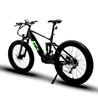 FAT-HS 19inch Full Suspension 160Nm Torque Mountain eBike Green Label