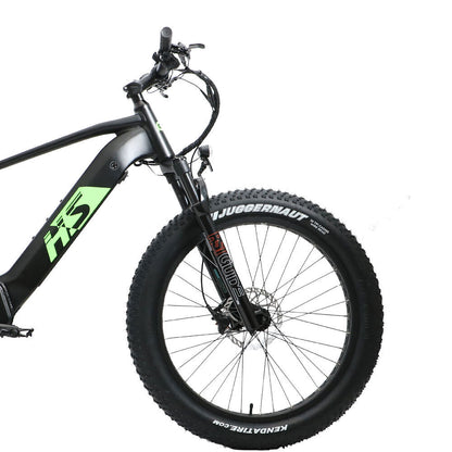 FAT-HS 19inch Full Suspension 160Nm Torque Mountain eBike Green Label