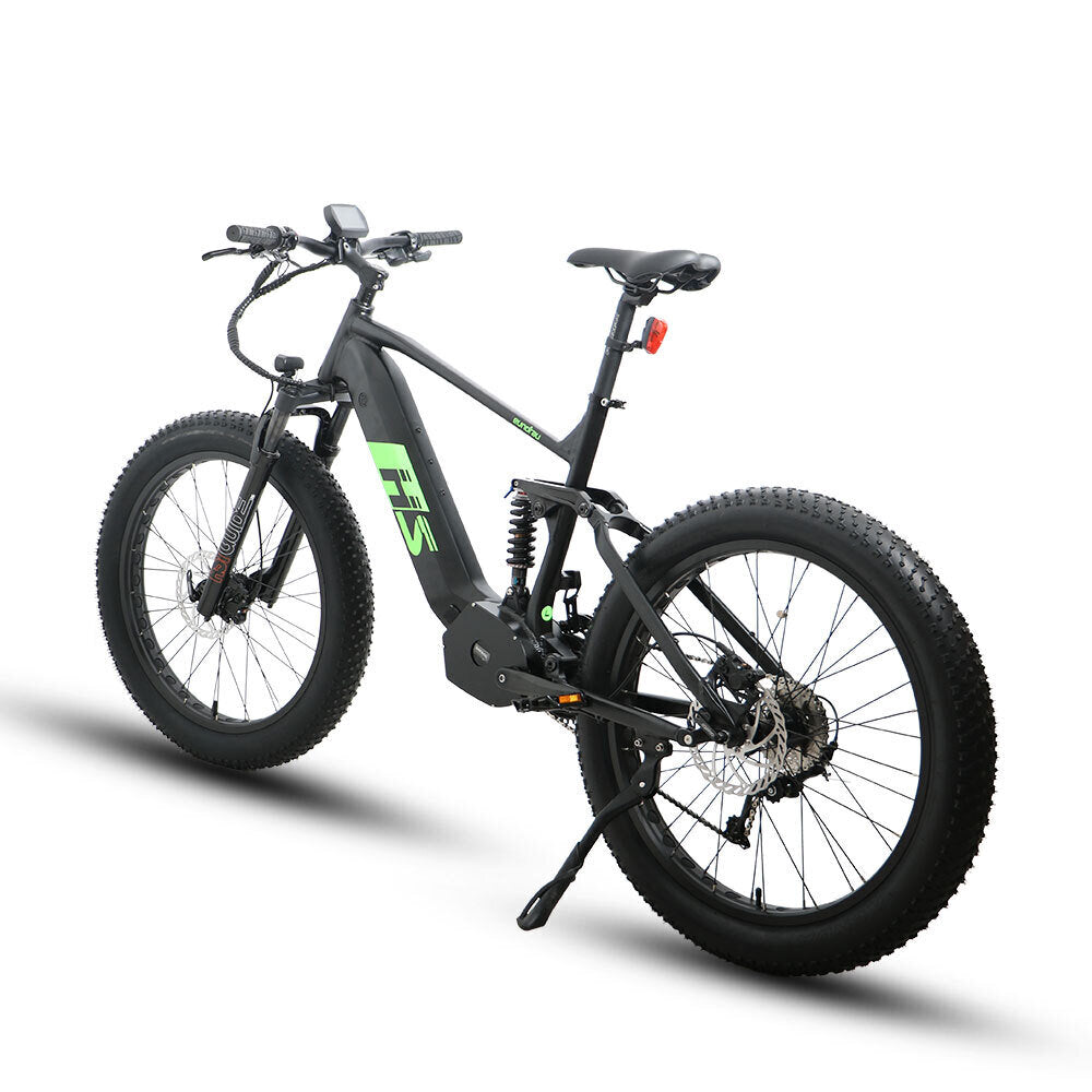 FAT-HS 19inch Full Suspension 160Nm Torque Mountain eBike Green Label