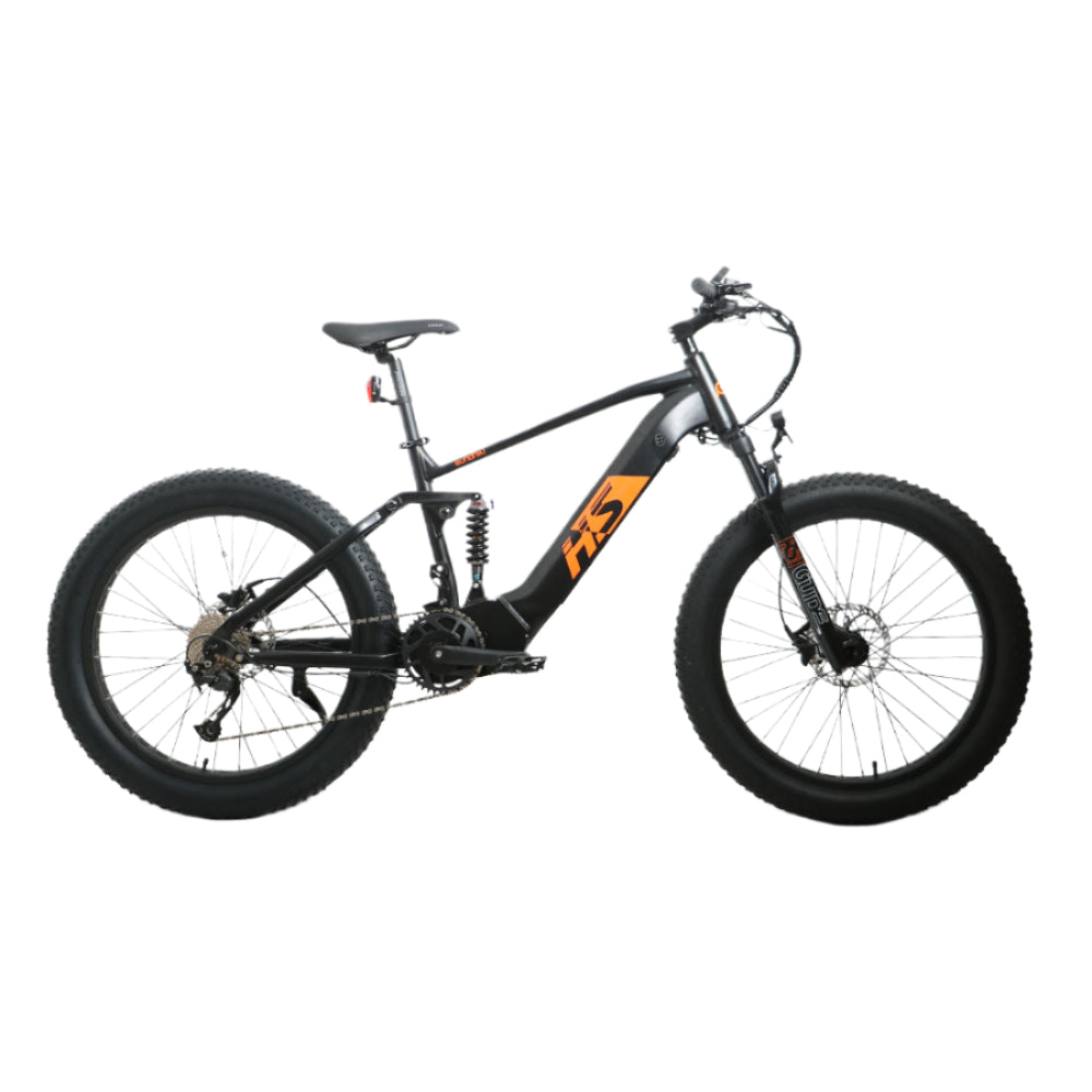 FAT-HS Full Suspension 17in Frame 160 Torque eMTB Orange Label