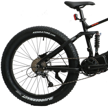 FAT-HS Mid-Drive Mountain eBike 160 Torque 4 inch Fat Tire