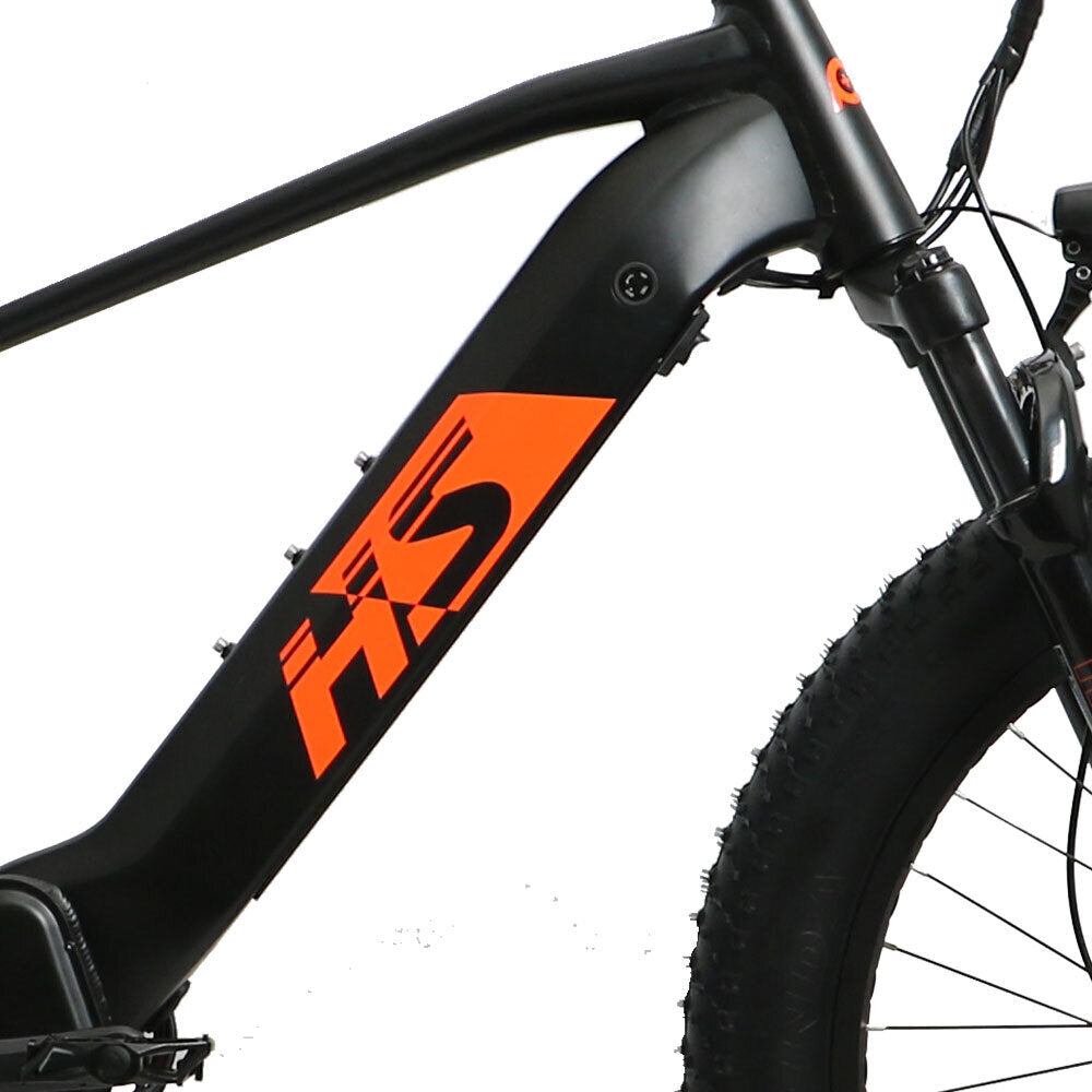 FAT-HS Full Suspension 17in Frame 160 Torque eMTB Orange Label