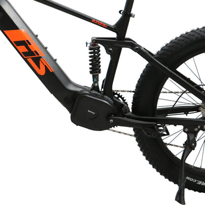 FAT-HS Full Suspension 17in Frame 160 Torque eMTB Orange Label