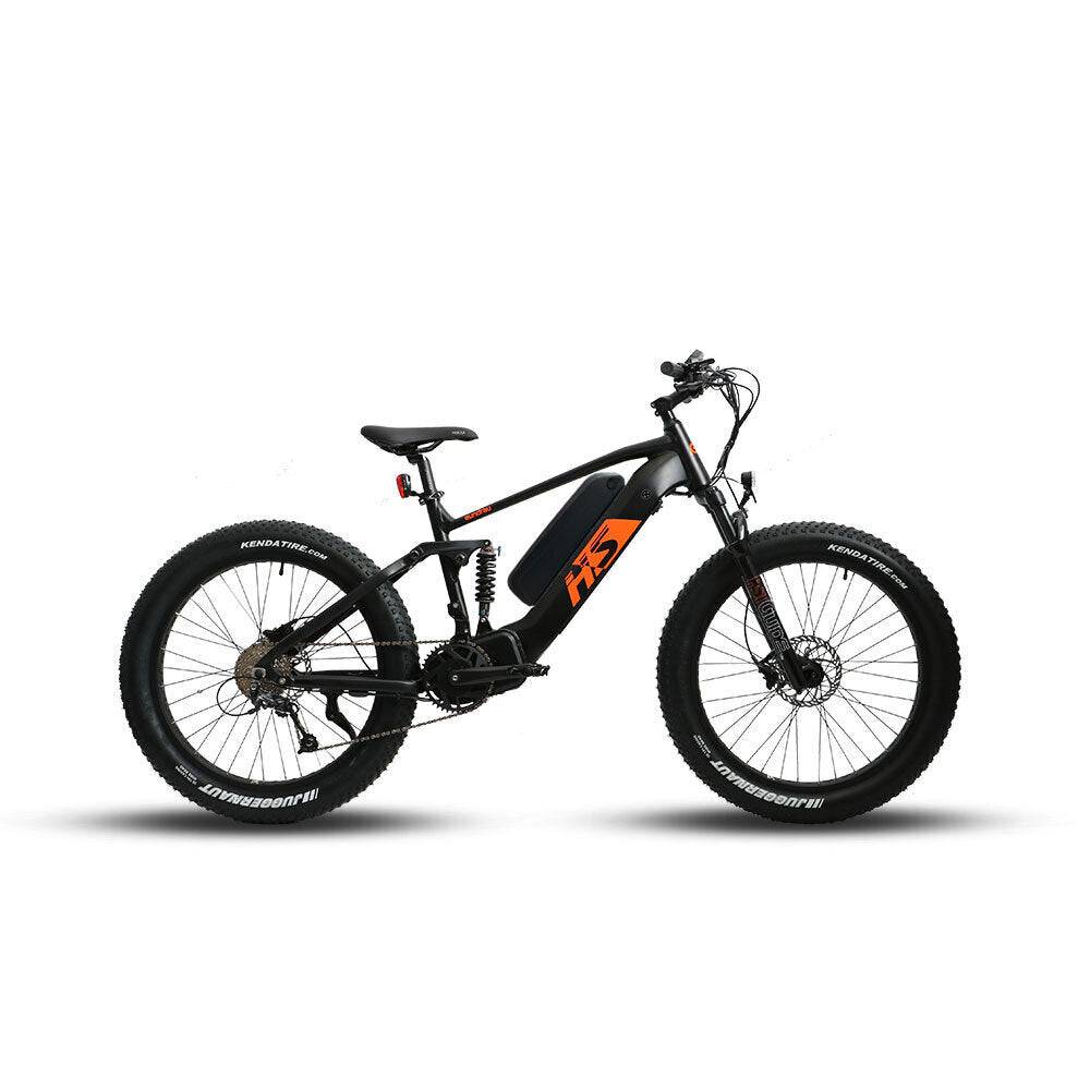 FAT-HS Full Suspension 17in Frame 160 Torque eMTB Orange Label