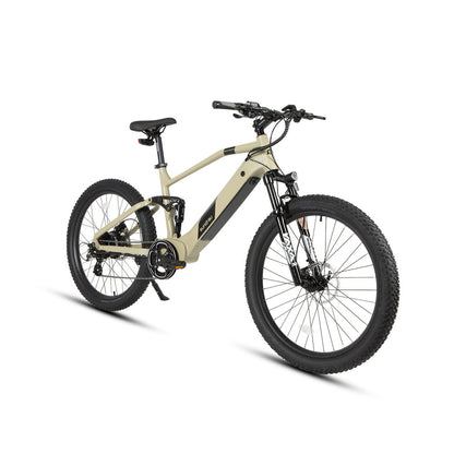 DEFENDER Full Suspension Mountain E-Bike Orange/Army Green/Safari