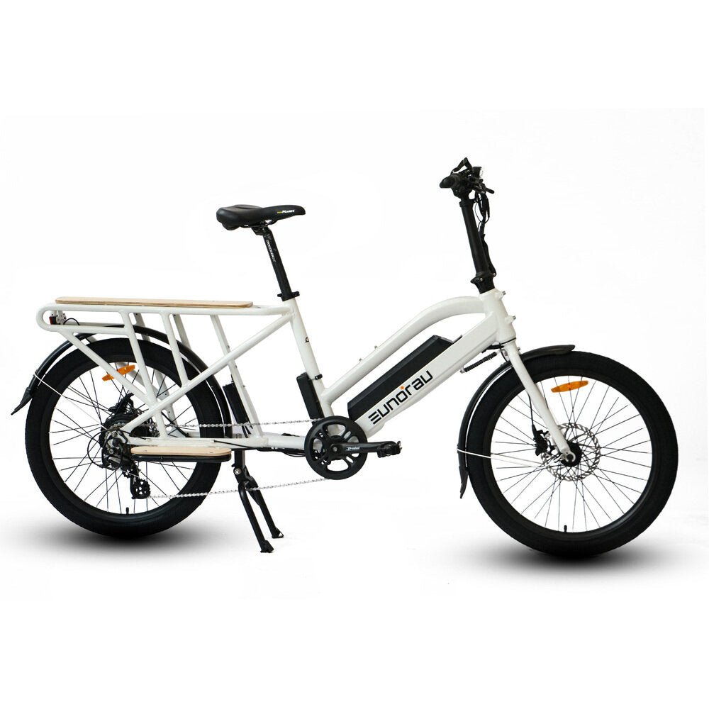 MAX-CARGO Delivery White Electric Work Bike Electric Bike - Secondary View