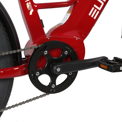 Brakes: Hydraulic disc brakes with 180mm rotors and motor cutoff switch