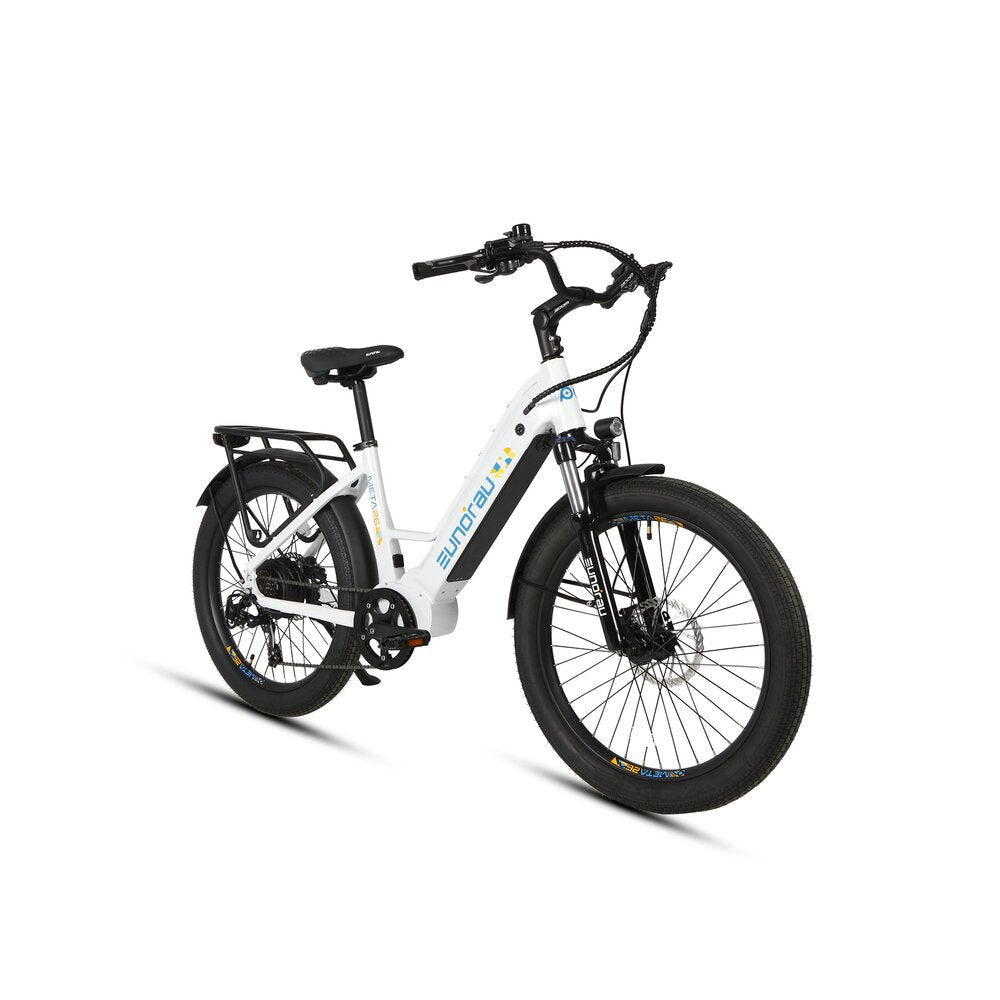 META26 Step-Thru Alpine White City eBike Electric Bike - Secondary View