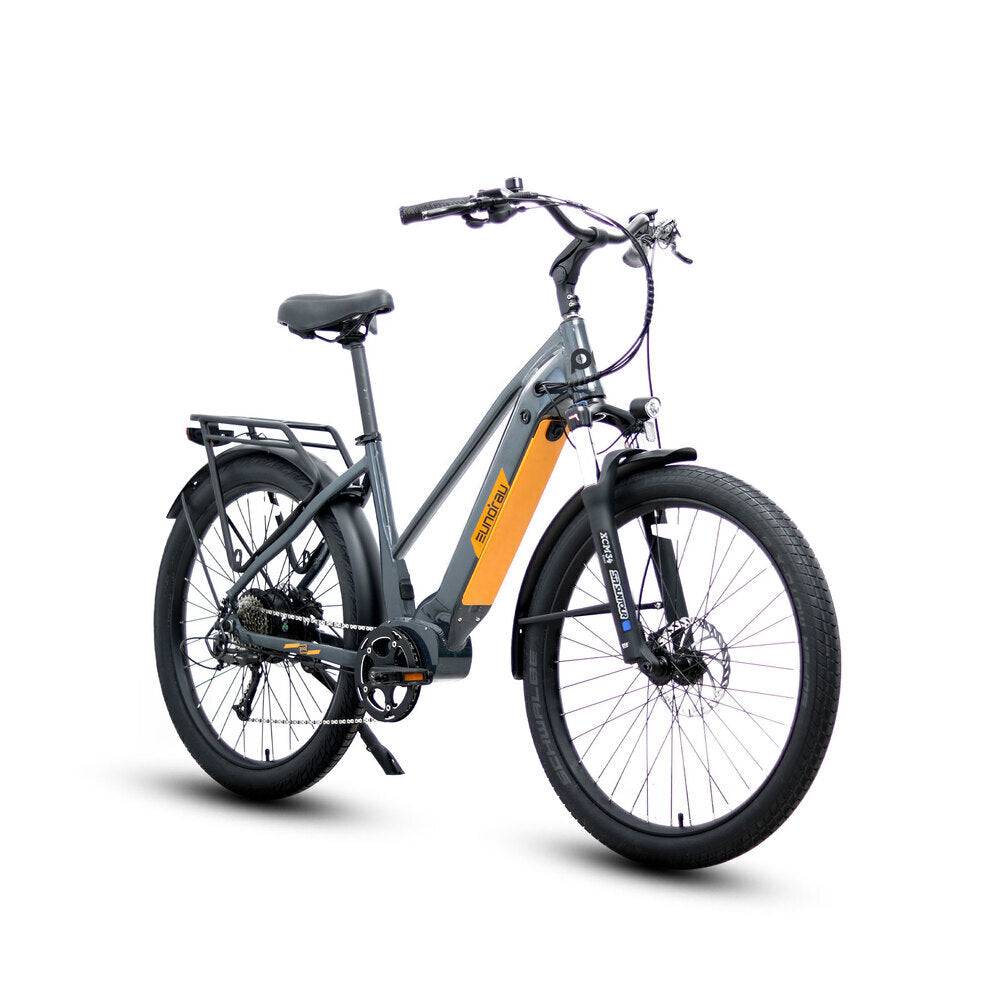 META275 Step-Over Gray eBike - Extra Battery Electric Bike - Secondary View