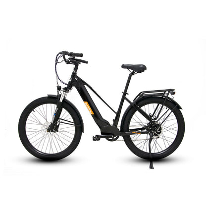 META275 Step-Thru City Commuter E-Bike Red/White/Gray