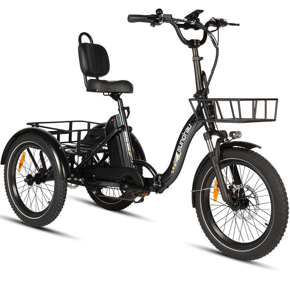 ONE-TRIKE Foldable Dark Charcoal - eTrike Electric Bike - Secondary View