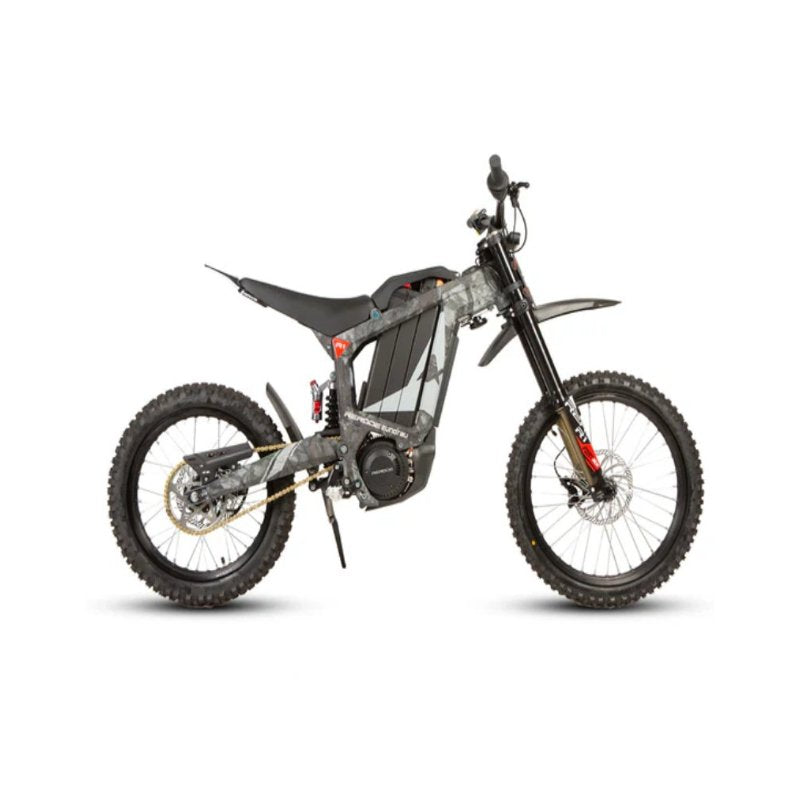 R1 Moto Black/Silver Electric Dirt Bike Electric Bike - Primary View