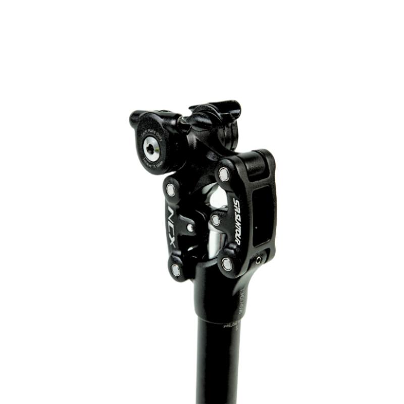 SR Suntour NCX Suspension Seatpost with 50mm travel, made from durable aluminum alloy, compatible w/ all EUNORAU e-bikes, providing enhanced comfort and performance.