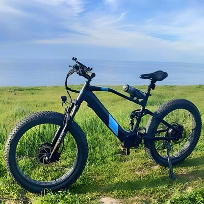 DEFENDER-S AWD 17/19in Forest Cobra/Gray/Black Mountain Electric Bike