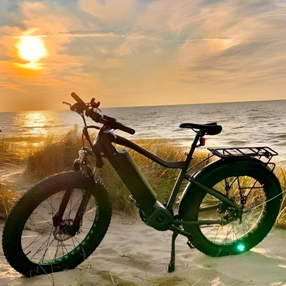 FAT-HD 1000W Mid-Drive 4inch Kenda Krusade Fat Tire 160Nm Torque E-Bike