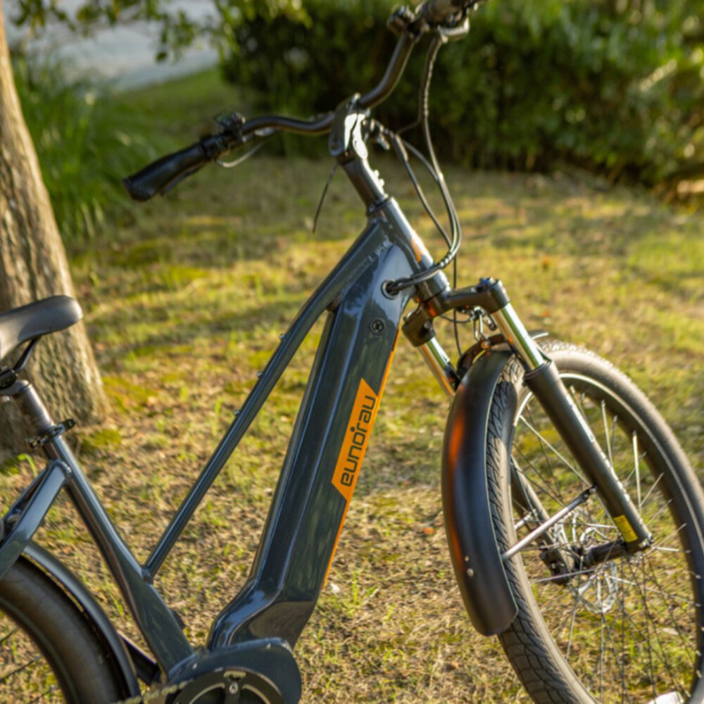 META275 Step-Thru City-Commuter E-Bike 900W Peak Power Gray