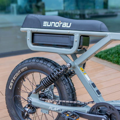 FLASH-Moped Extreme Torque Mid-Drive Electric Bike Lunar Dust