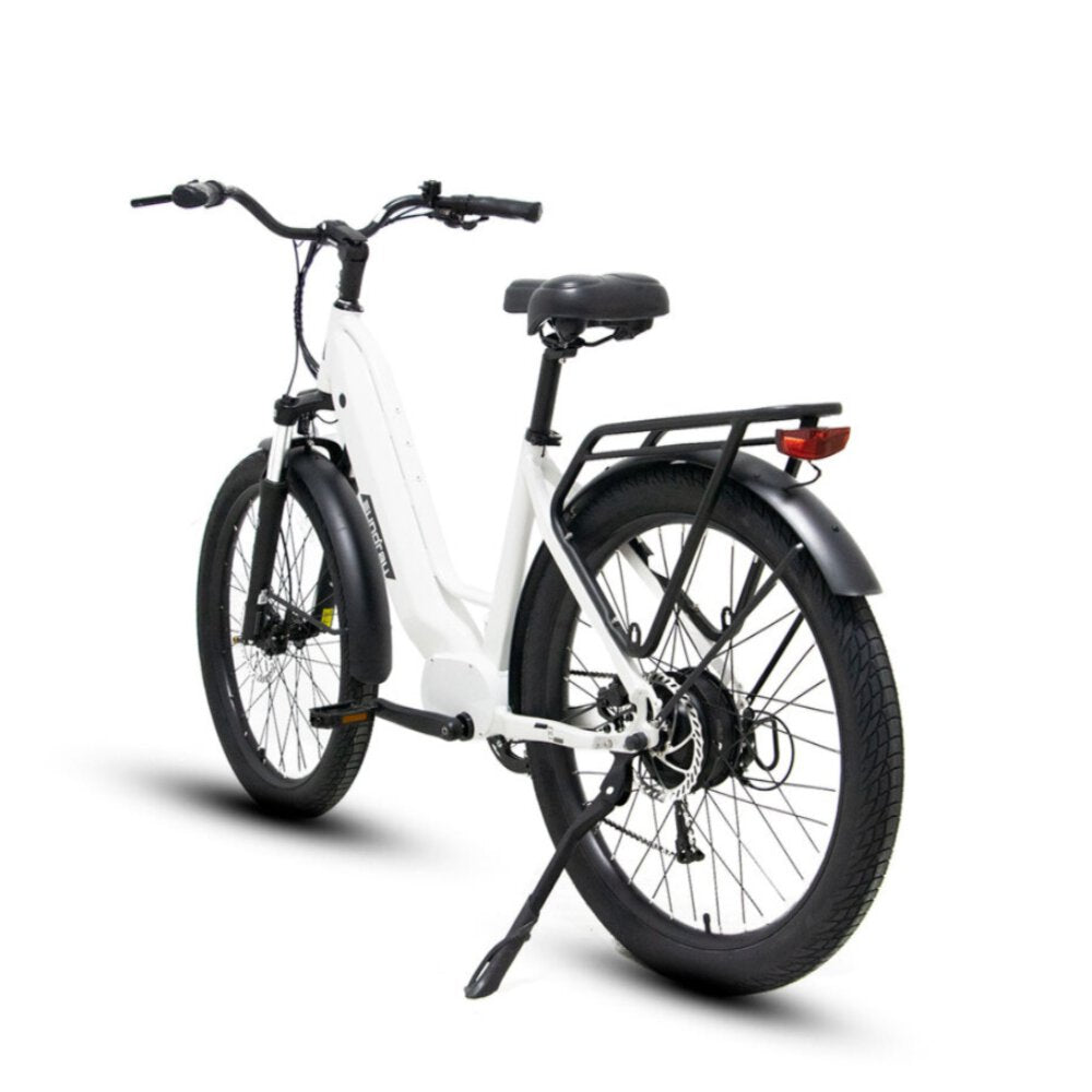 META275 Step-Thru City-Commuter E-Bike 900W Peak Power White