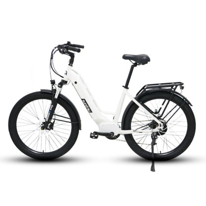 META275 Step-Thru City-Commuter E-Bike 900W Peak Power White