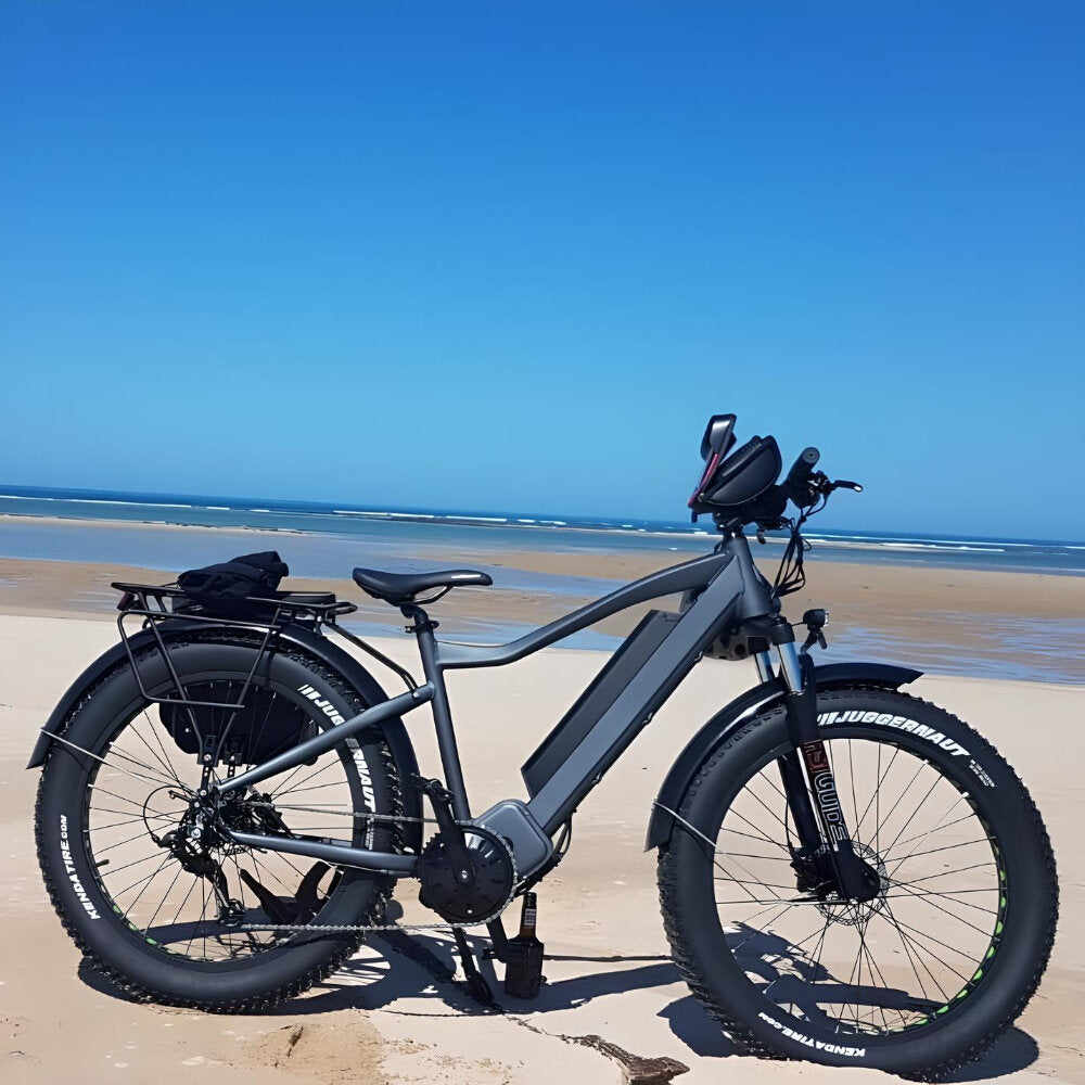 FAT-HD 1000W Mid-Drive 4inch Kenda Krusade Fat Tire 160Nm Torque E-Bike