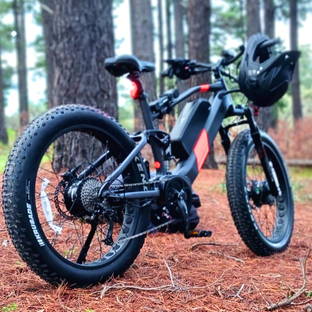 DEFENDER-S AWD 17/19in Forest Cobra/Gray/Black Mountain Electric Bike