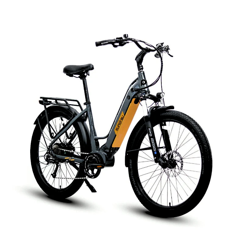 META Step-Thru Red 900W Peak Power City Commuting eBike