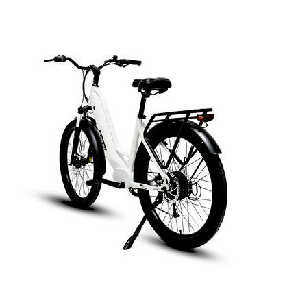 META Step-Thru Red 900W Peak Power City Commuting eBike