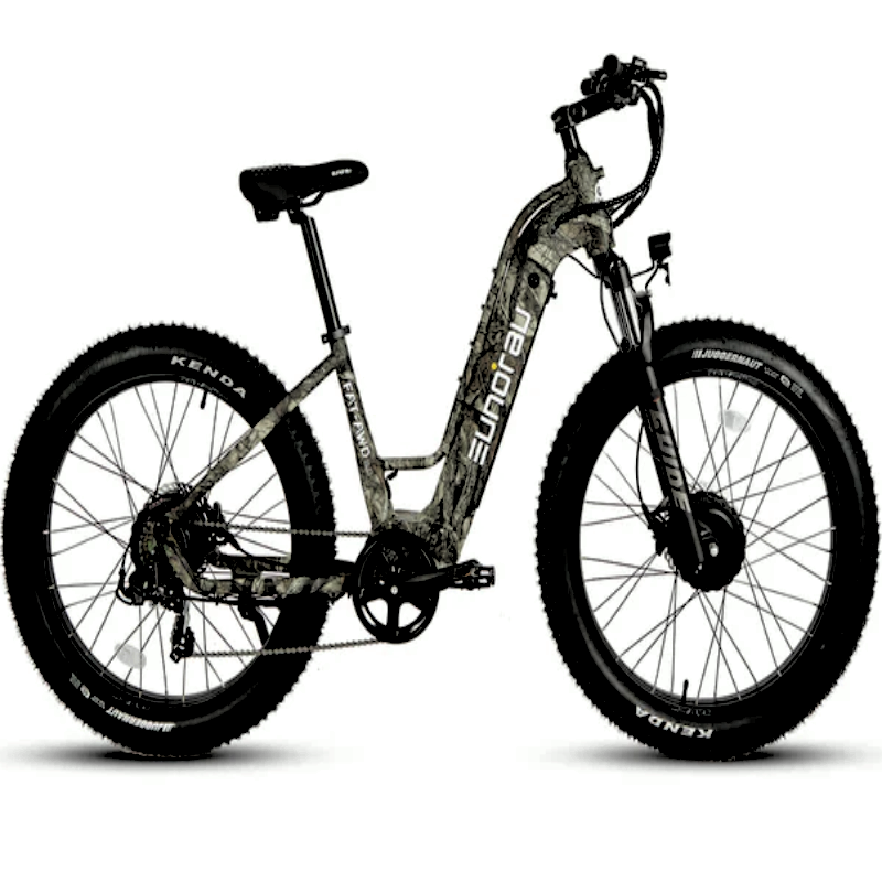 FAT-AWD E-Bike Dual Motor Long Range Step-Over