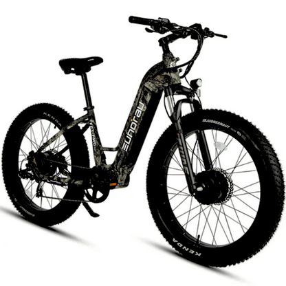 FAT-AWD E-Bike Dual Motor Long Range Step-Thru Maple Camo