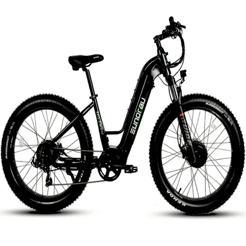 FAT-AWD E-Bike Dual Motor Long Range Step-Thru and Step-Over