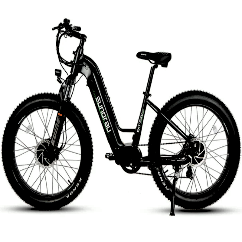 FAT-AWD 26x4 KENDA Tires Dual 1000W Motor Long Range Step-Over E-Bike