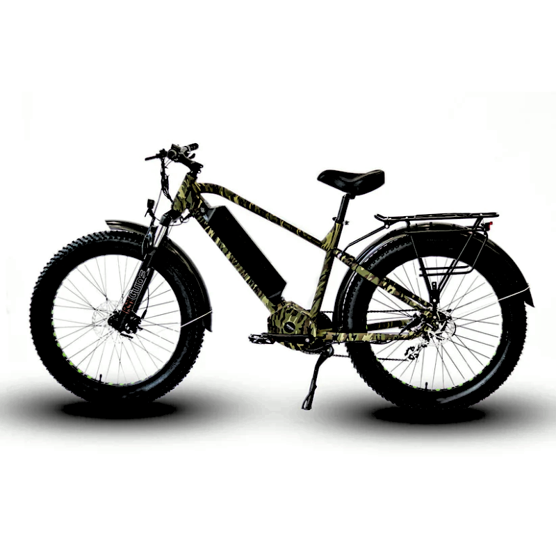 FAT-HD 1000W Mid-Drive 4inch Kenda Krusade Fat Tire 160Nm Torque E-Bike