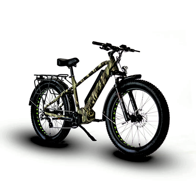 FAT-HD 1000W Mid-Drive 4inch Kenda Krusade Fat Tire 160Nm Torque E-Bike